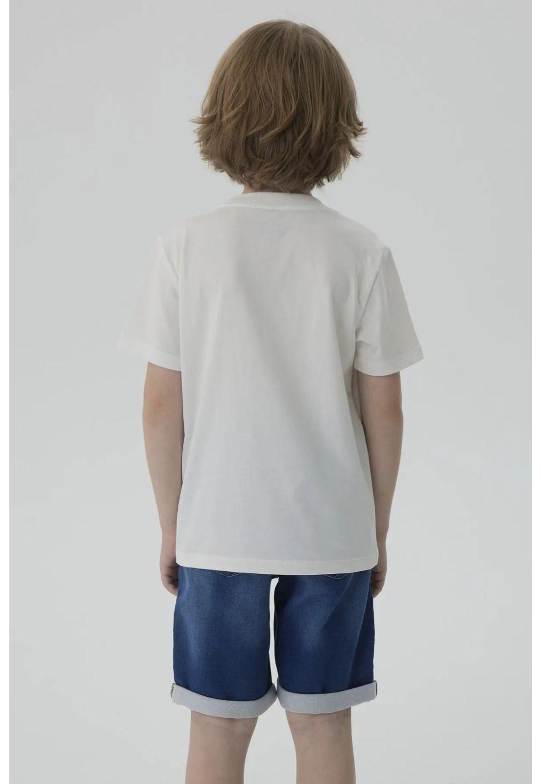 Polera Niño Mickey Y Sus Amigos Crema-2