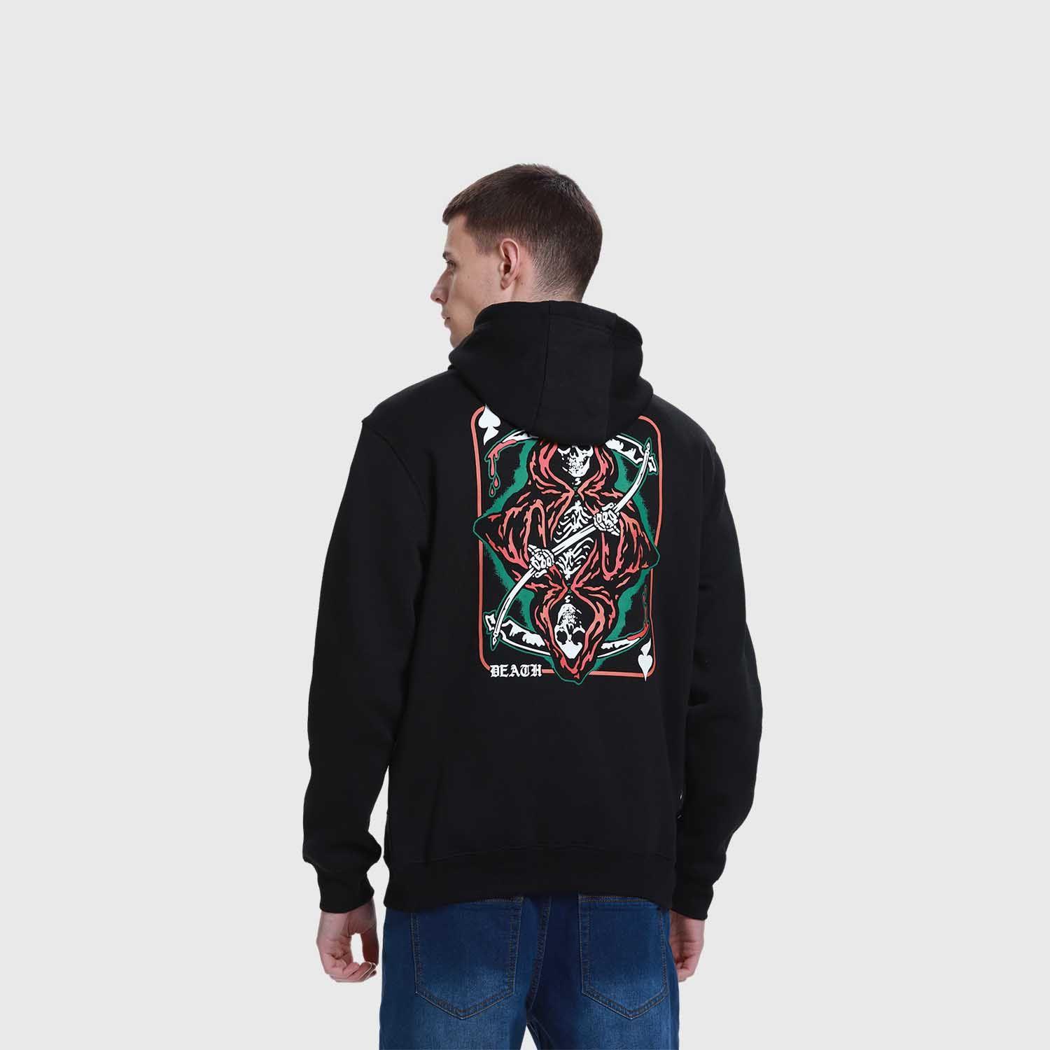 Polerón Hombre Hoodie Print Negro II Fashion's Park-2