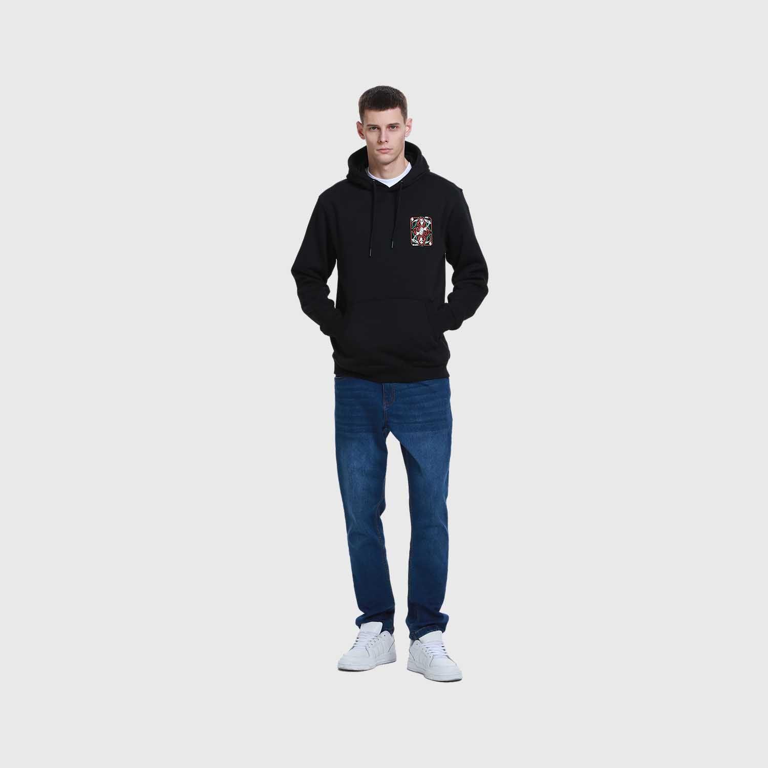 Polerón Hombre Hoodie Print Negro II Fashion's Park-3