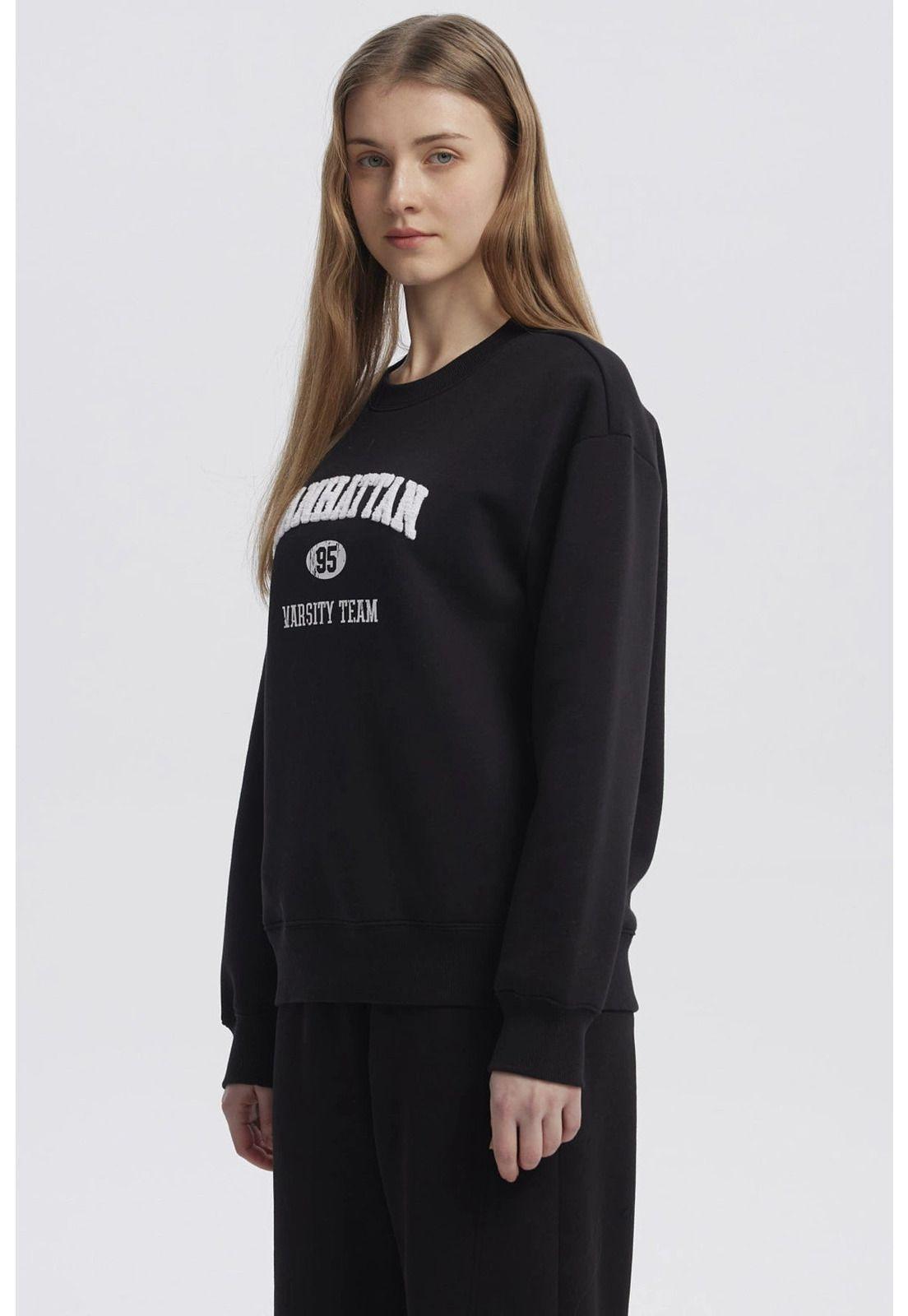 Polerón Mujer Canguro Print Negro - lll-1