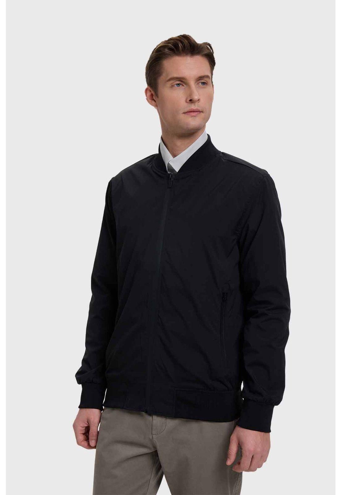 Chaqueta Hombre Bomber Negro - VII-1