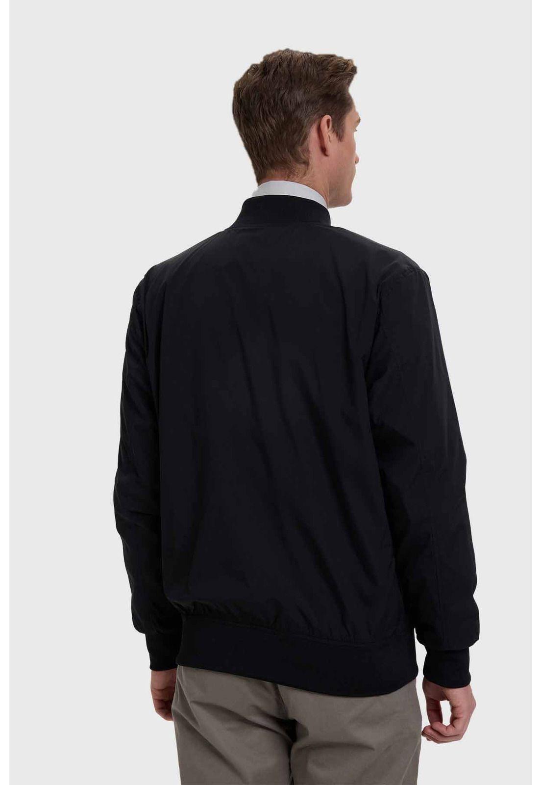 Chaqueta Hombre Bomber Negro - VII-2