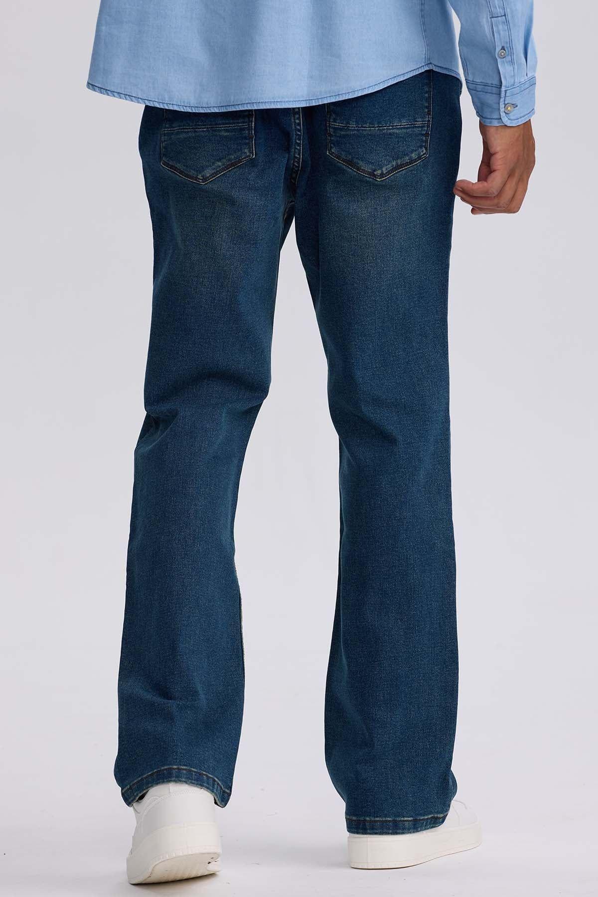 Jeans Hombre Straight 605 Azul Indigo-2