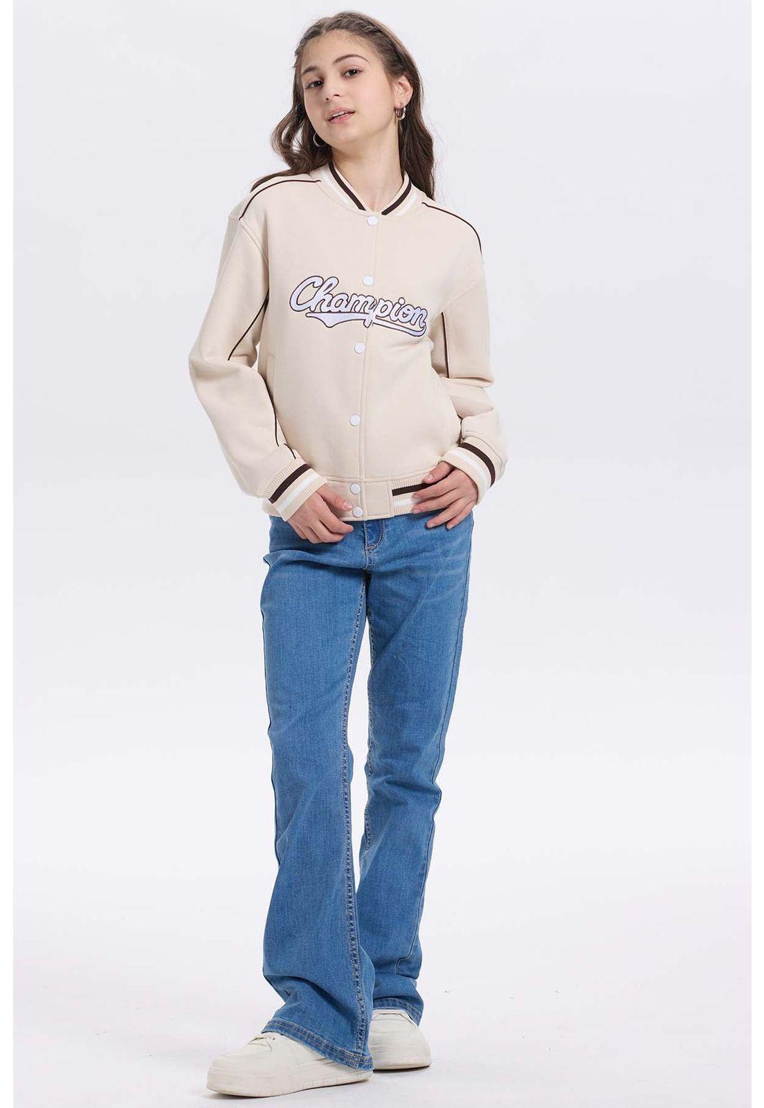 Chaqueta Niña College Beige-2