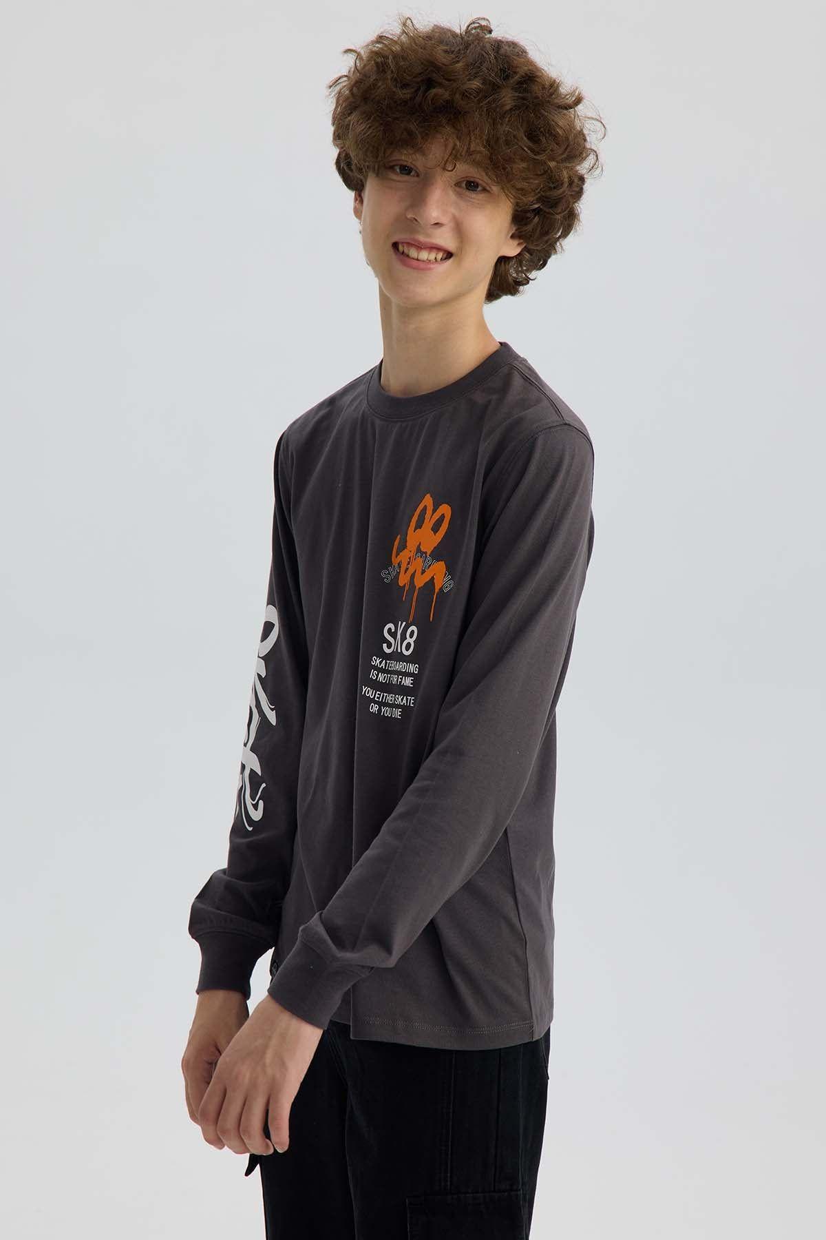 Polera Niño Print Mangas Marengo-1