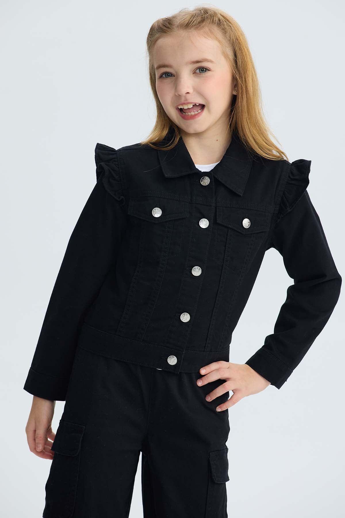 Chaqueta Niña Vuelo Negro-1