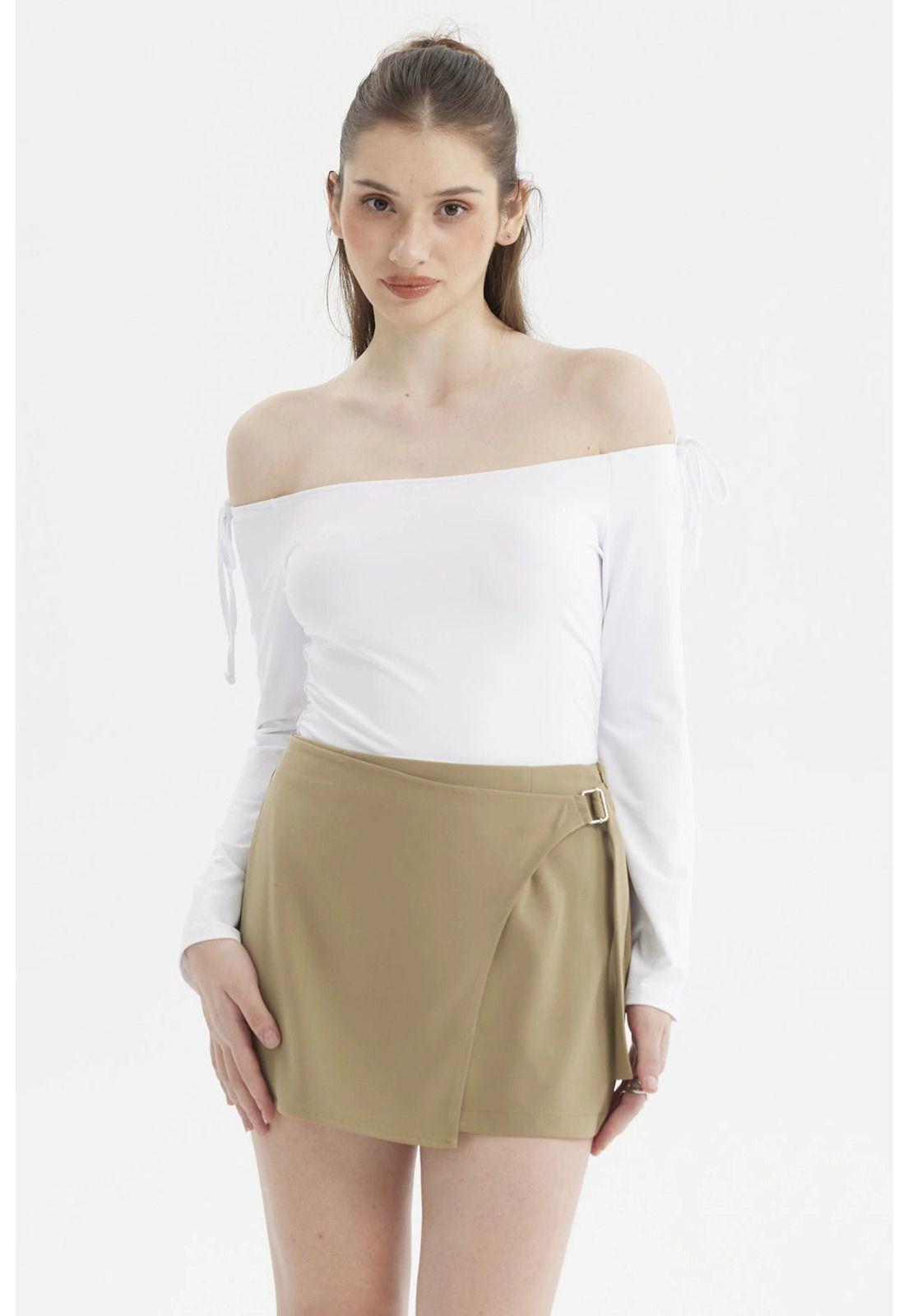 Polera Mujer Bardot Hombros Blanco-0