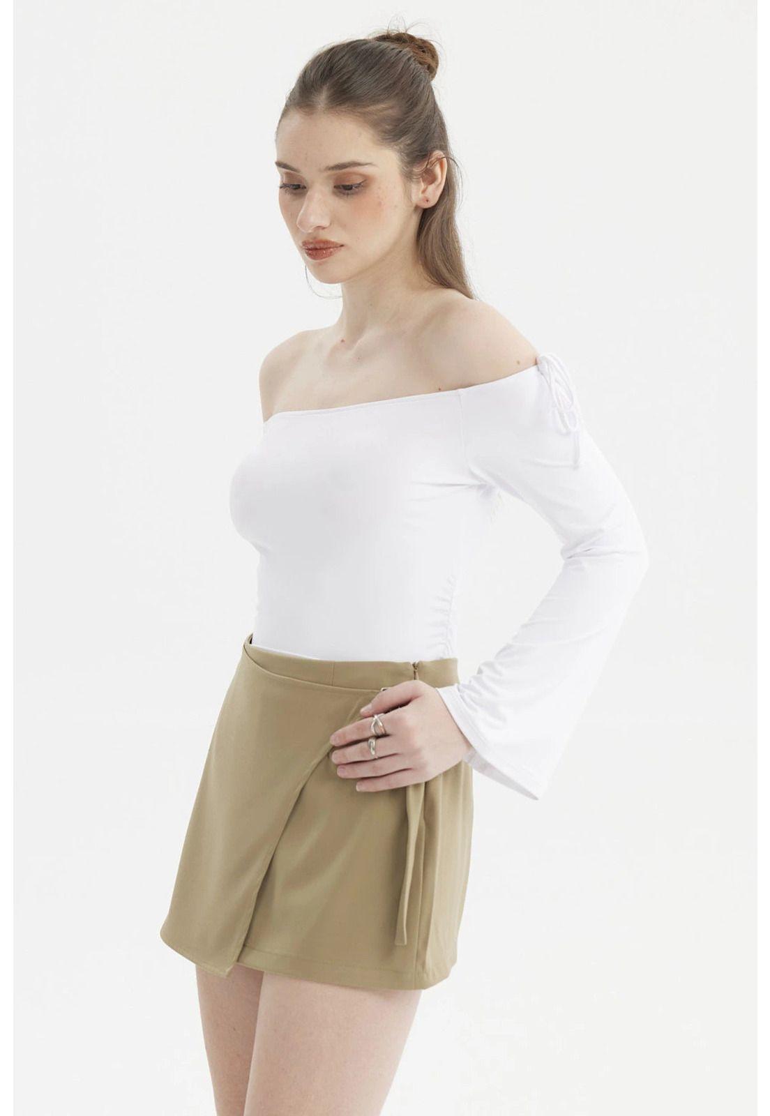 Polera Mujer Bardot Hombros Blanco-1