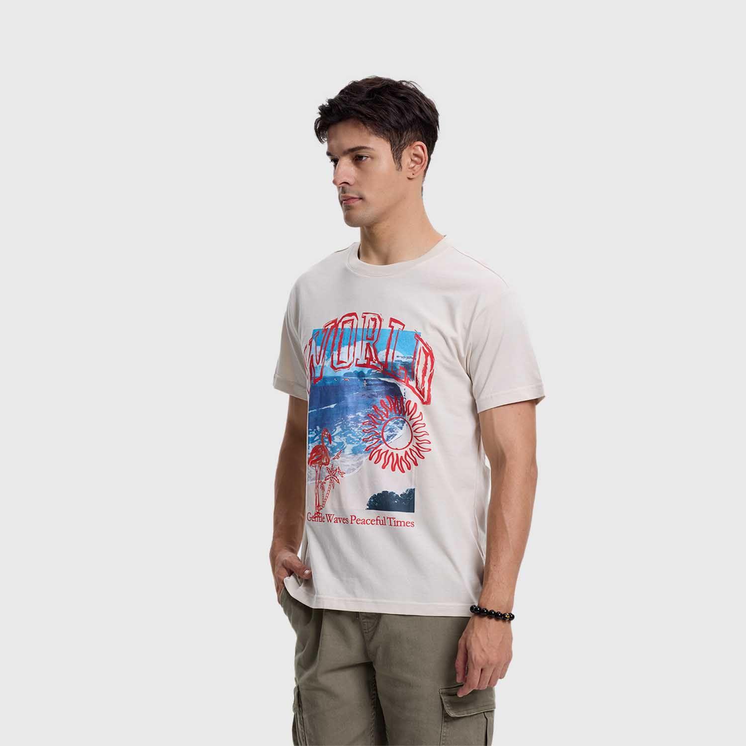 Polera Hombre Street Beige Fashion's Park-1