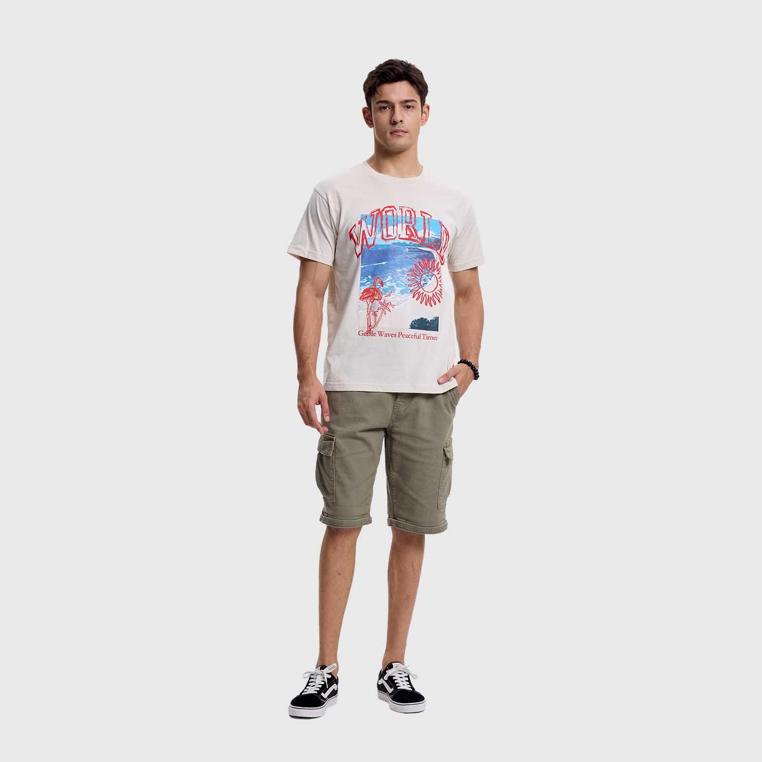 Polera Hombre Street Beige Fashion's Park-3