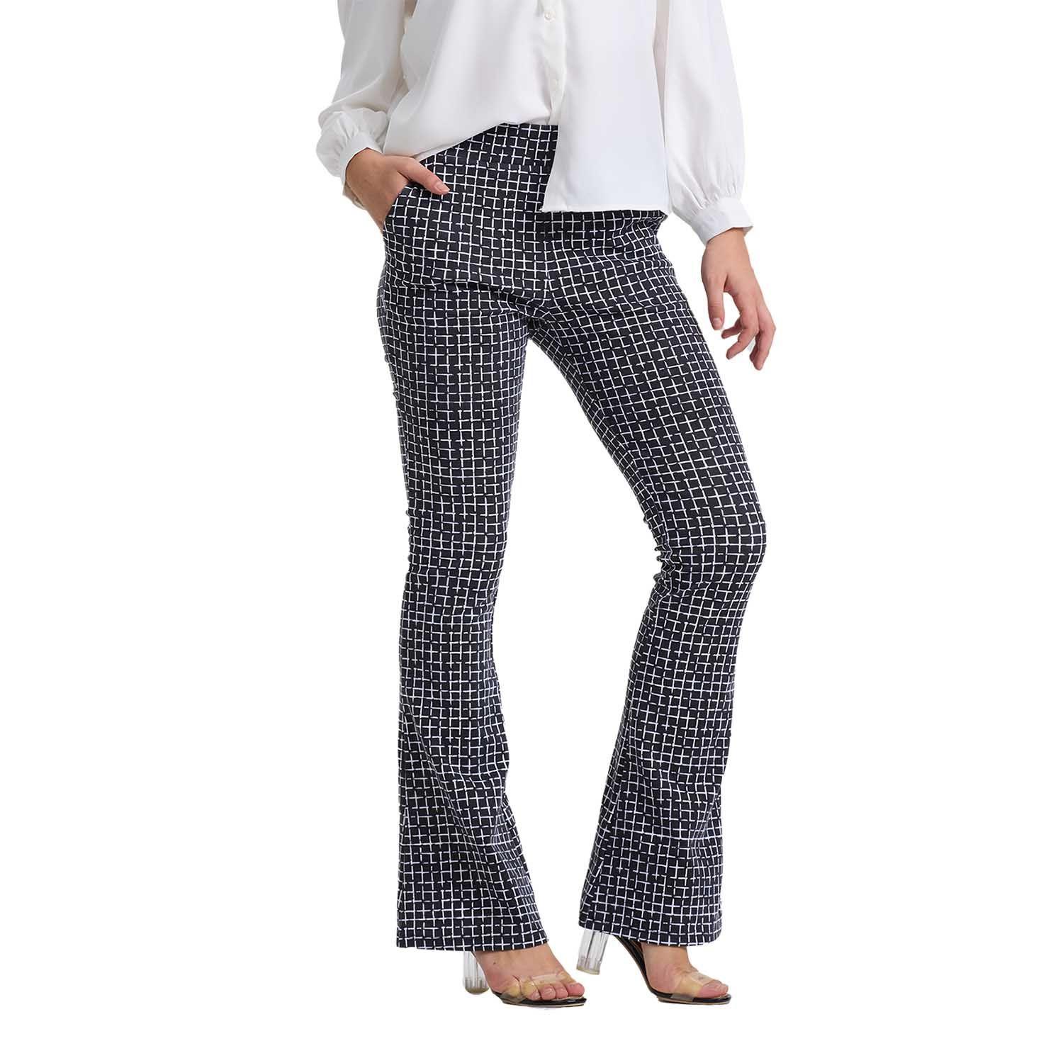 Calza Mujer Pretina Elástica Negro Fashion's Park-0