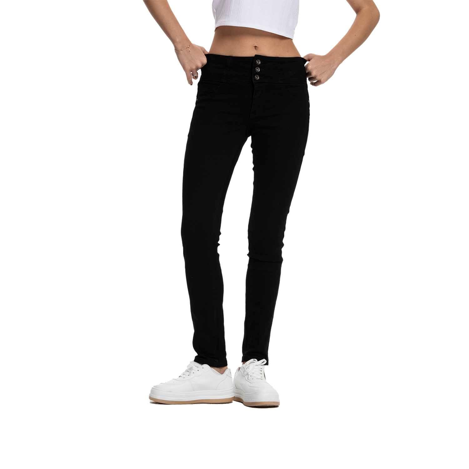 Jeans Mujer Castilla Negro Fashion's Park-0