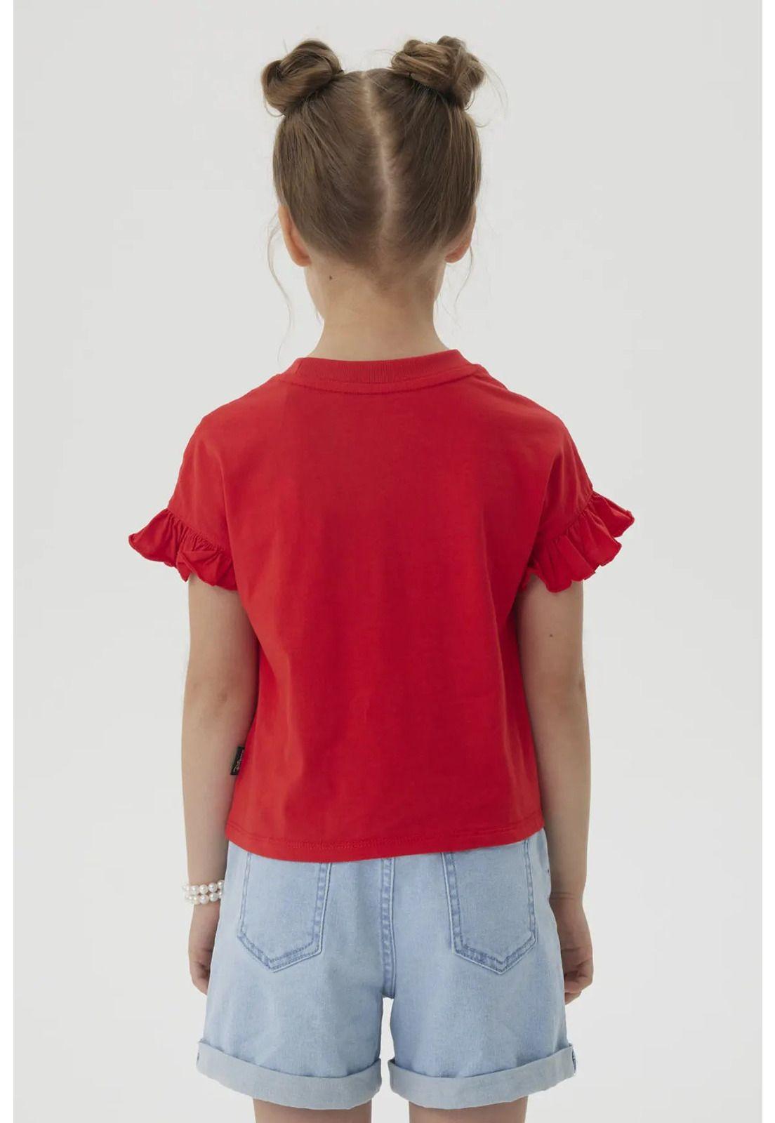 Polera Niña Minnie Rojo-2