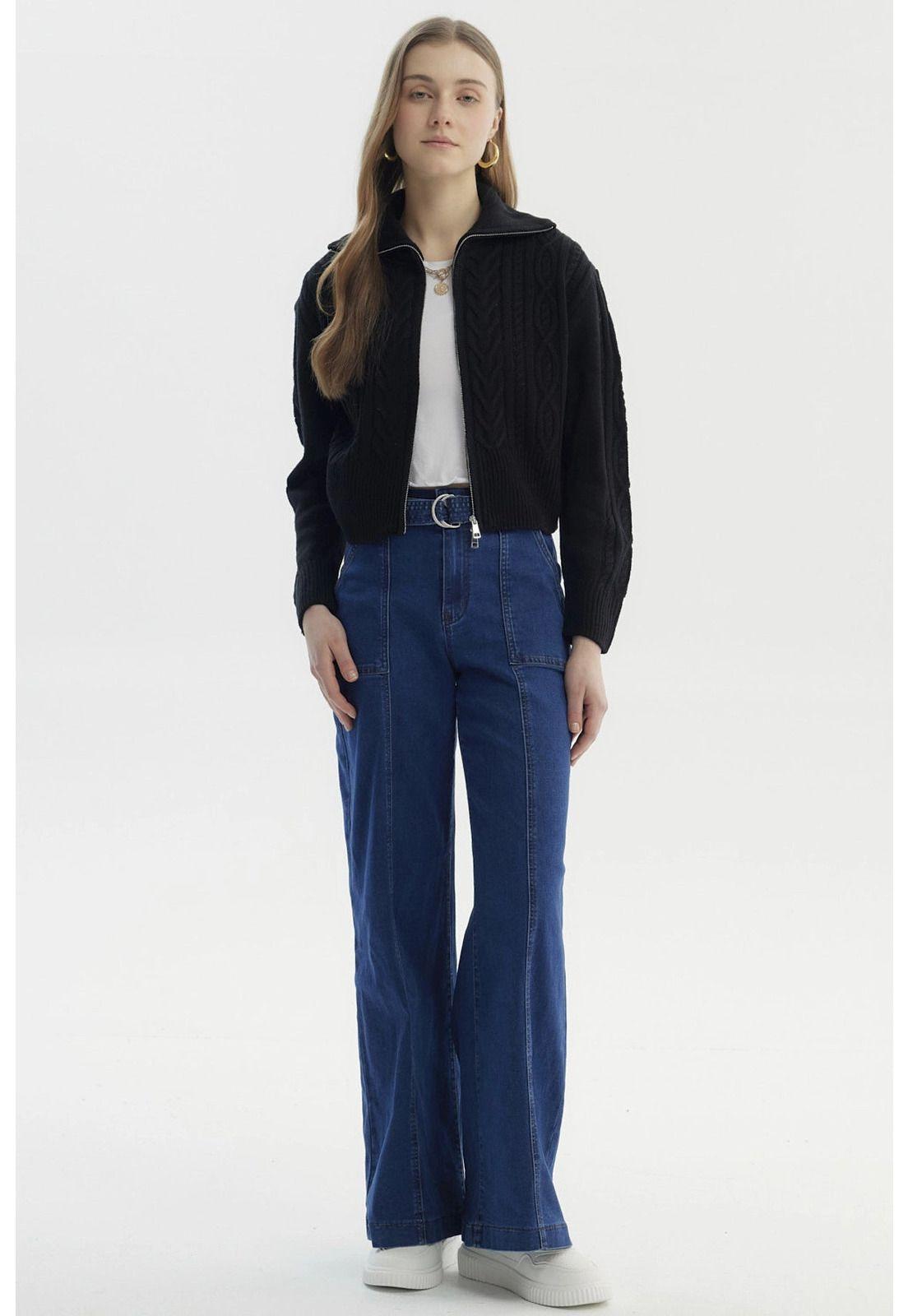 Sweater Mujer Juvenil Negro - lX-3
