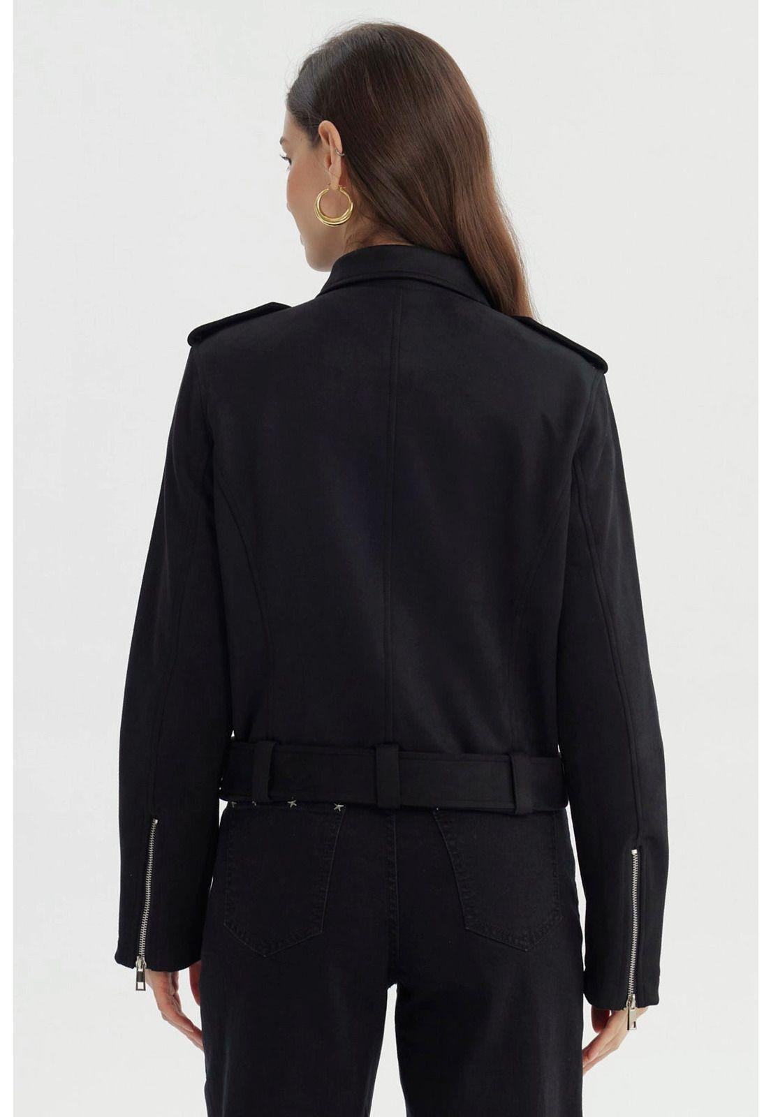 Chaqueta Mujer Regular Negro - lV-2