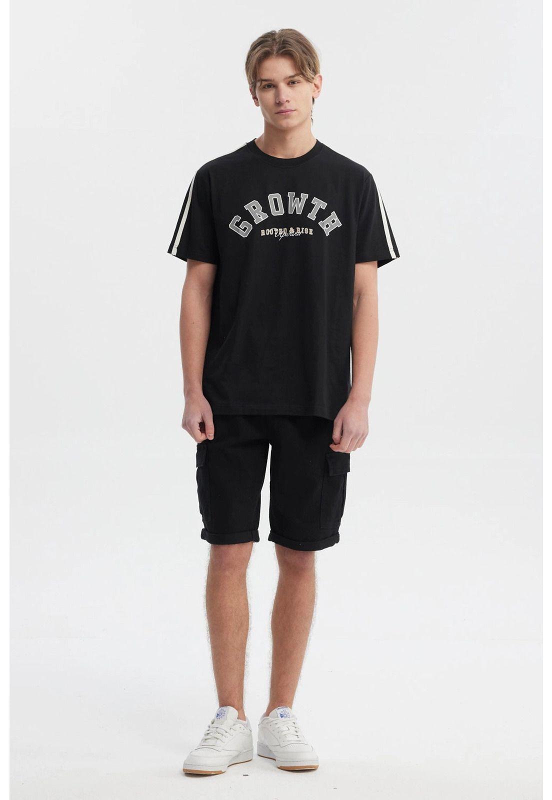 Polera Hombre Slim Negro - lll-3