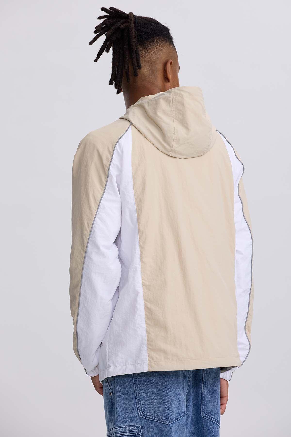 Chaqueta Hombre Cortaviento Beige-2