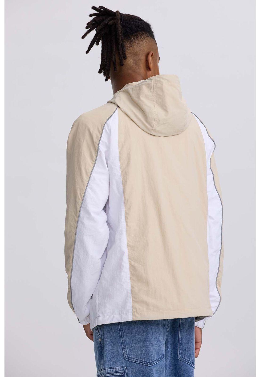 Chaqueta Hombre Cortaviento Beige-2