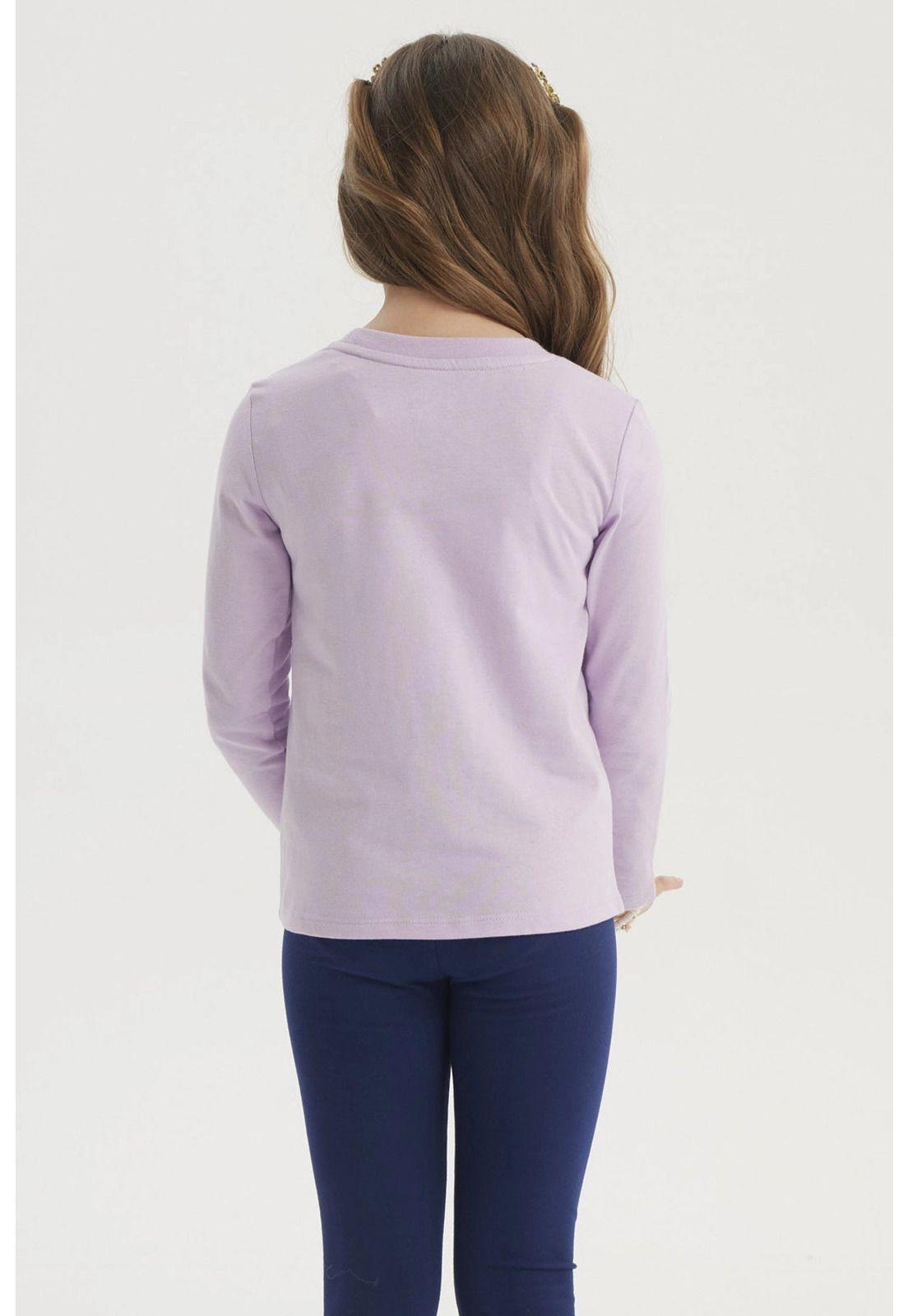 Polera Niña Básica Toddler Lila-2