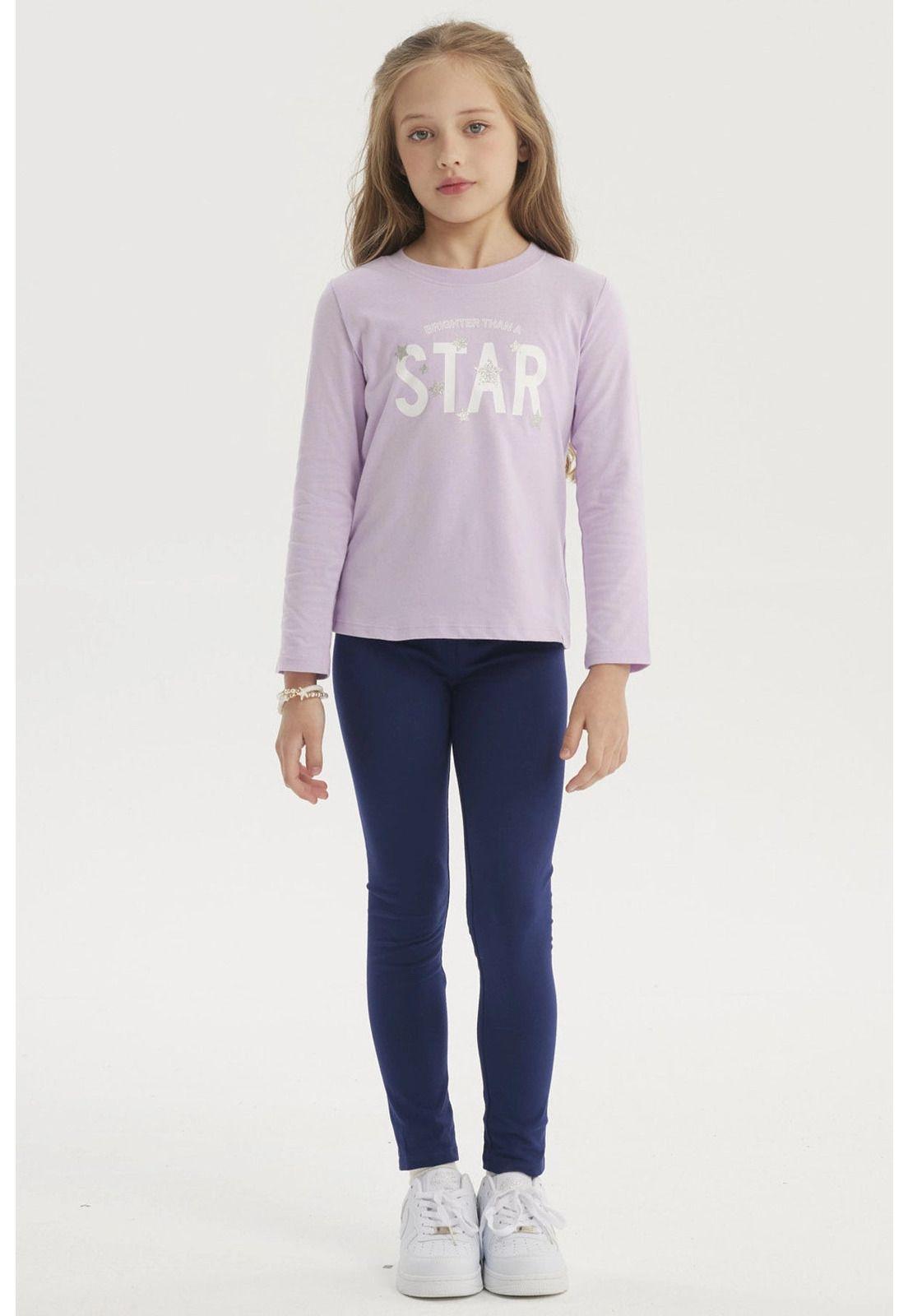 Polera Niña Básica Toddler Lila-3