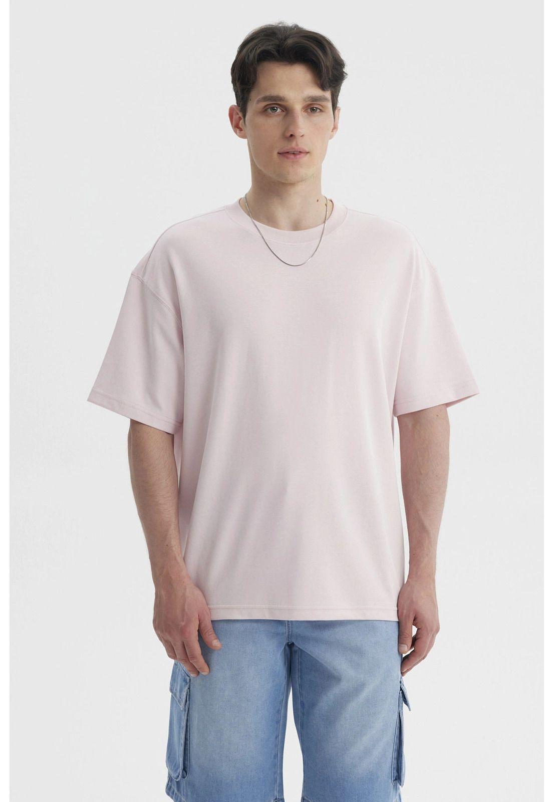 Polera Hombre Loose Fit Rosado- ll-0