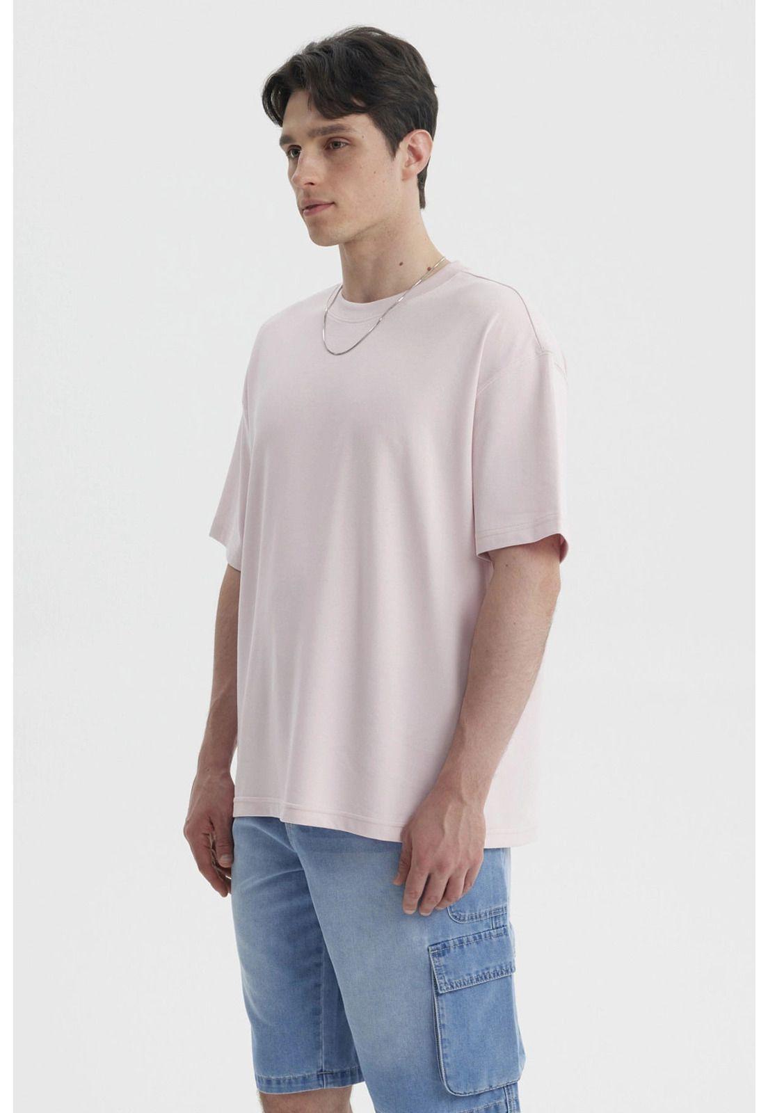 Polera Hombre Loose Fit Rosado- ll-1