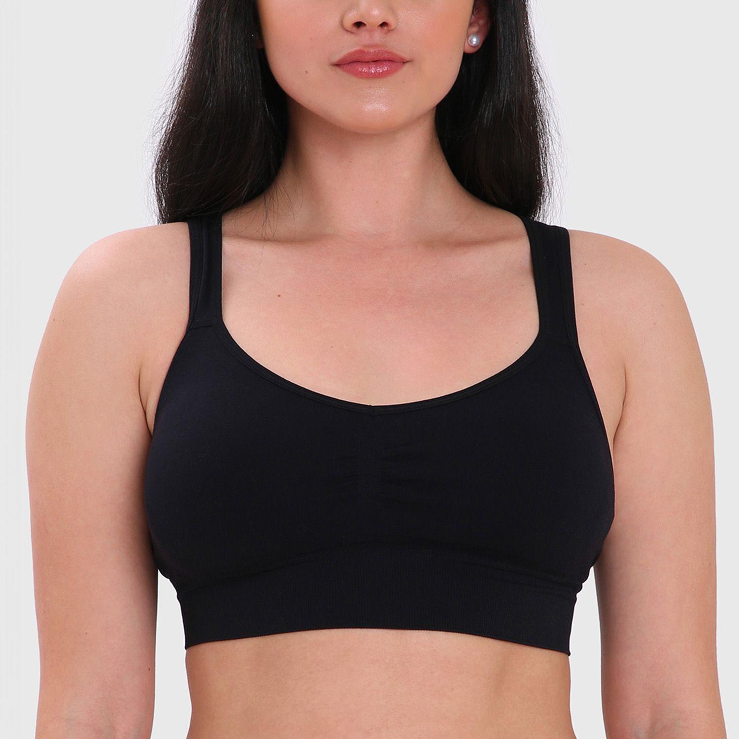 Sostén Mujer Bipack Peto Comfort Negro-1
