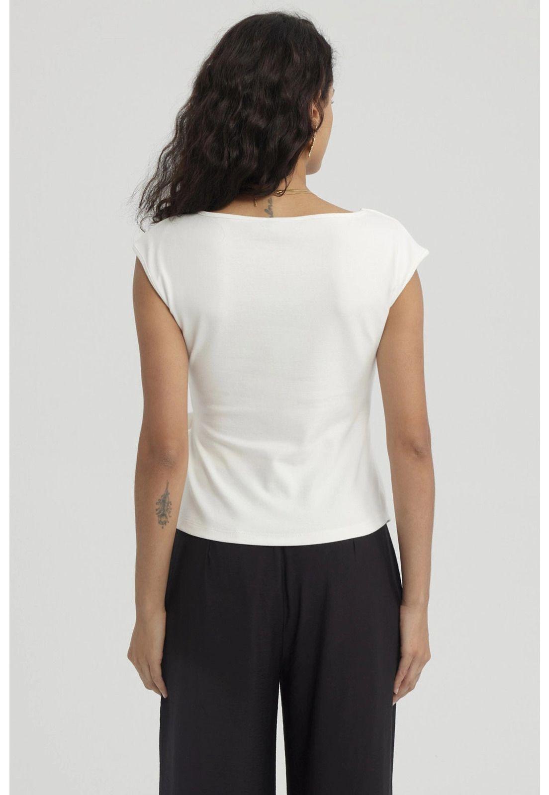 Polera Mujer Con Bote Escote Cruz Crudo-2