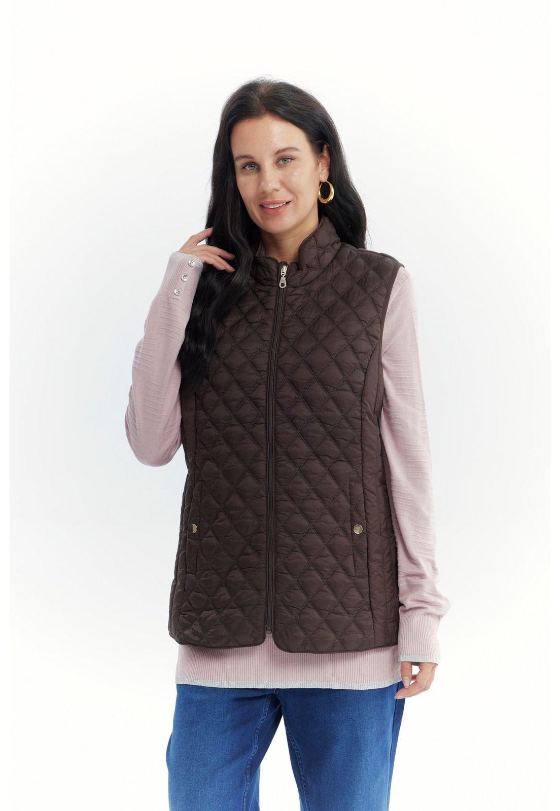 Parka Mujer Regular Chocolate-0
