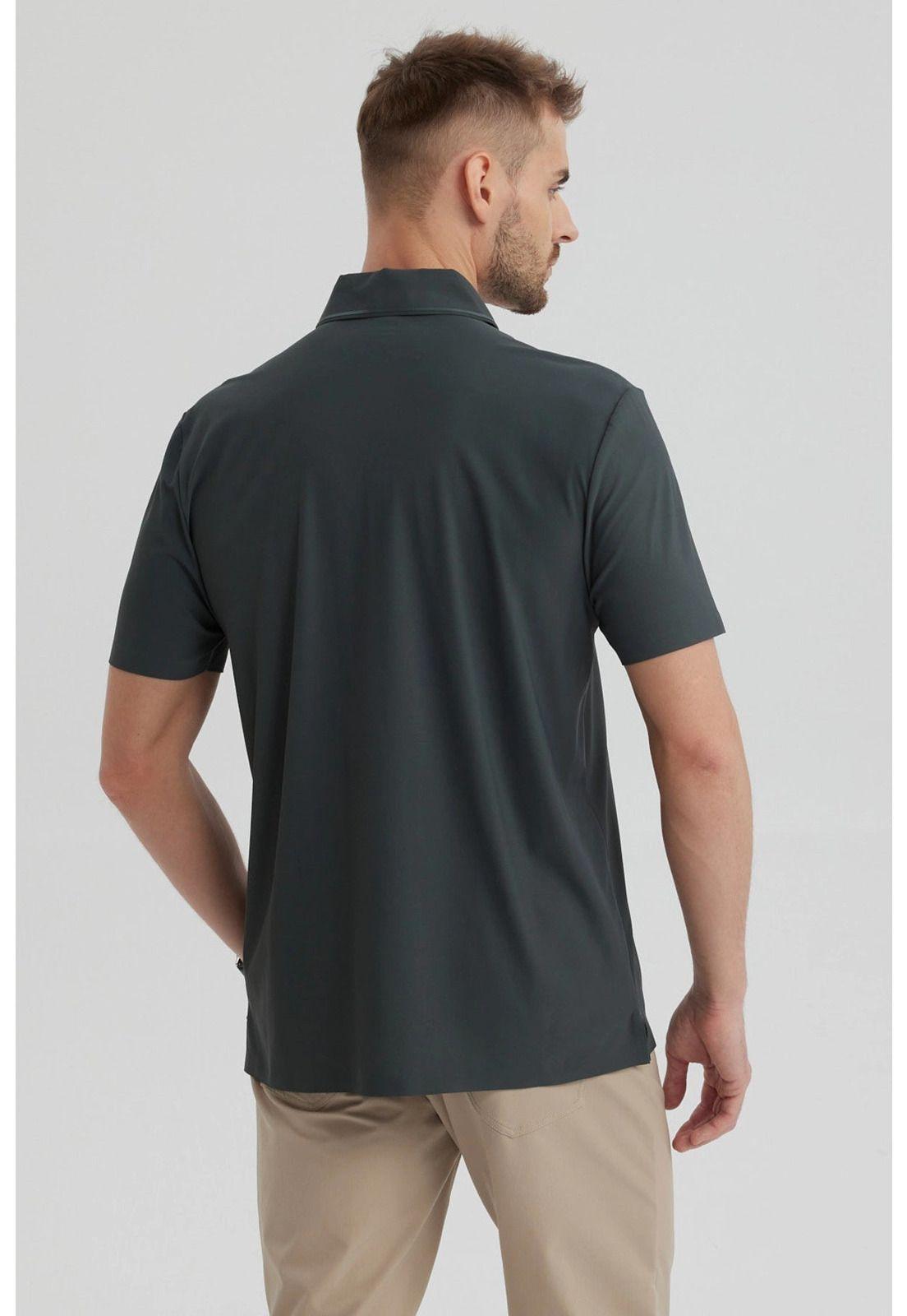 Polera Hombre Técnica Verde-2