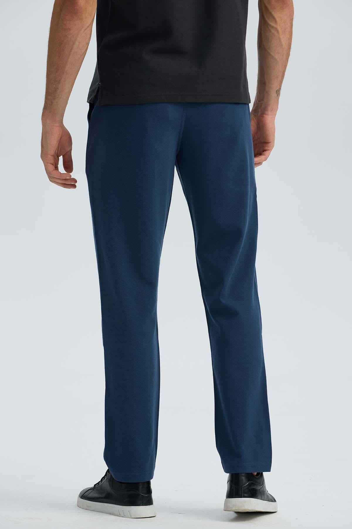 Pantalón Hombre Chino Azul Marino-2