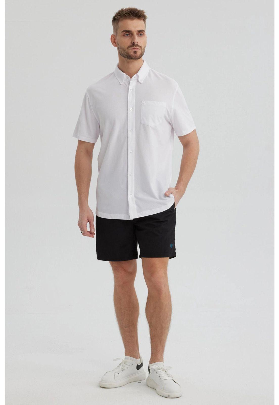 Short de Baño Hombre Liso Negro- ll-3