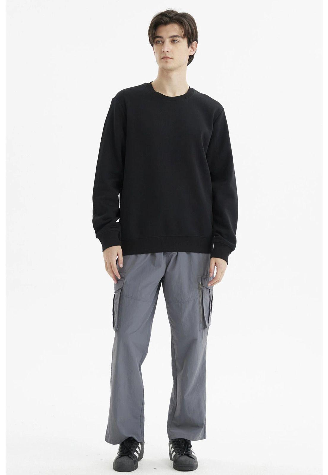 Polerón Hombre Básico Negro- lV-3