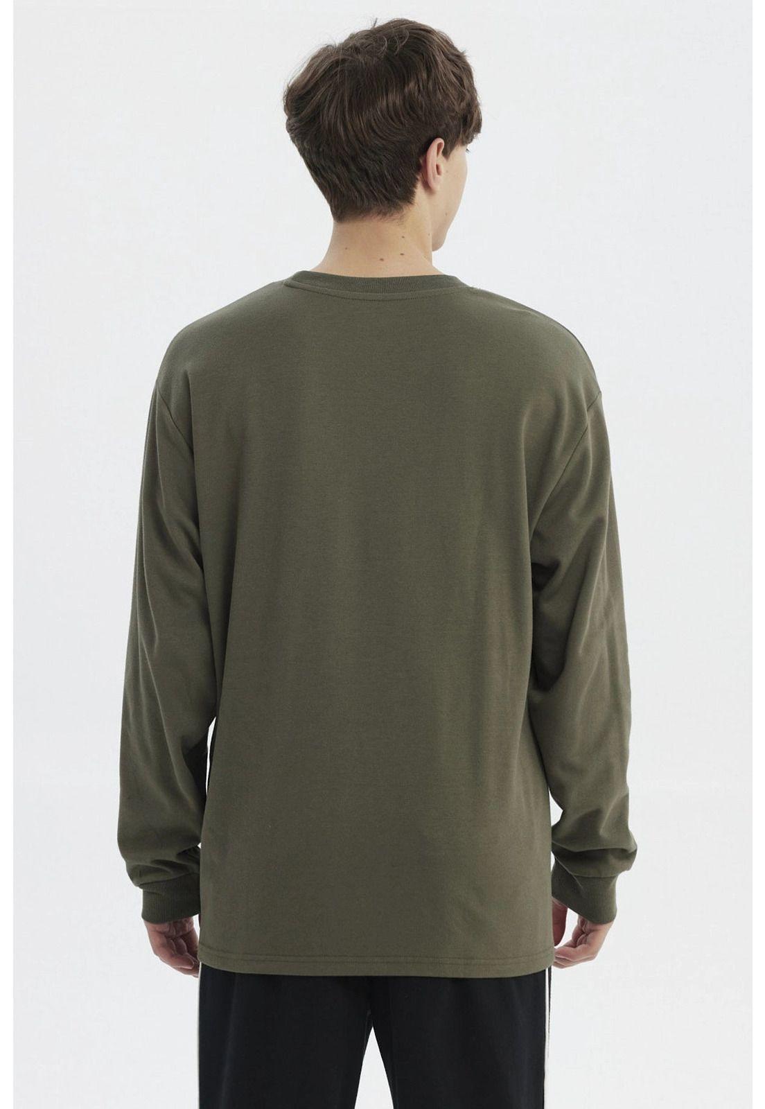 Polera Hombre Slim Verde Militar - lll-2