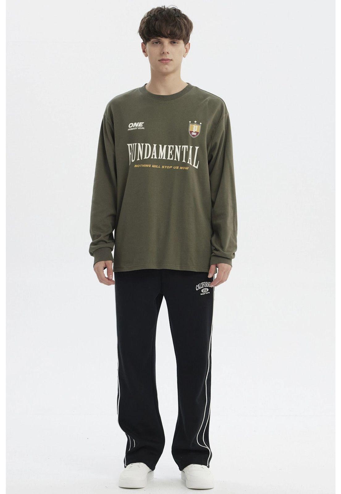 Polera Hombre Slim Verde Militar - lll-3