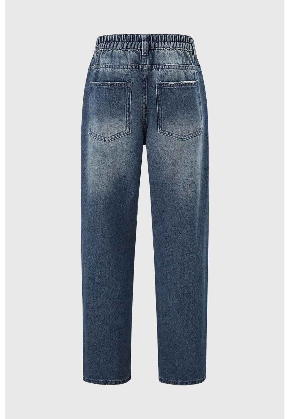 Jeans Niño Roturas Azul-1