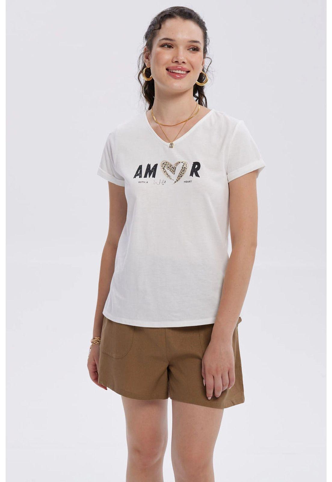 Polera Mujer Dobladillo Manga Crudo-0