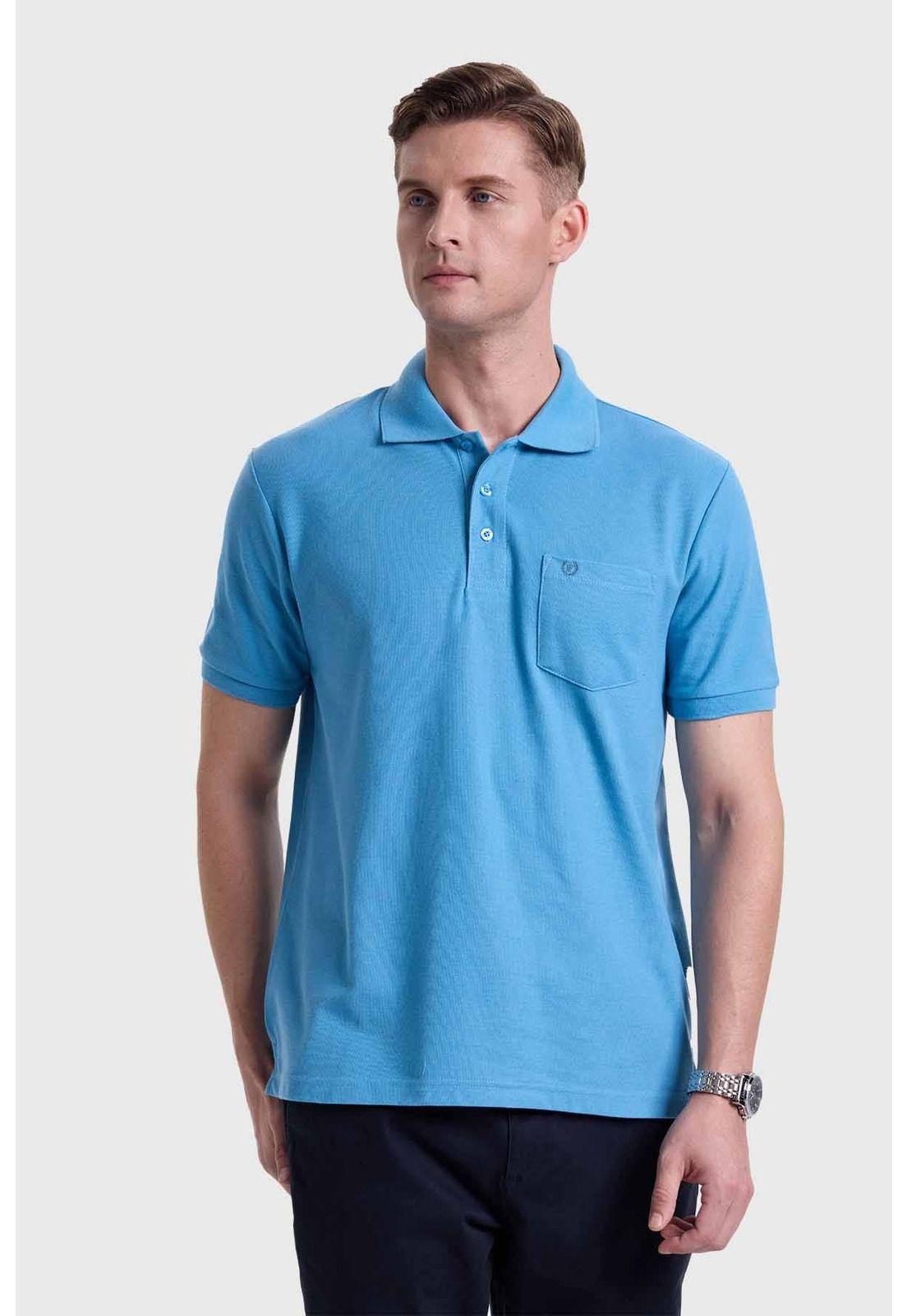 Polera Hombre Piqué Básica Calipso-0