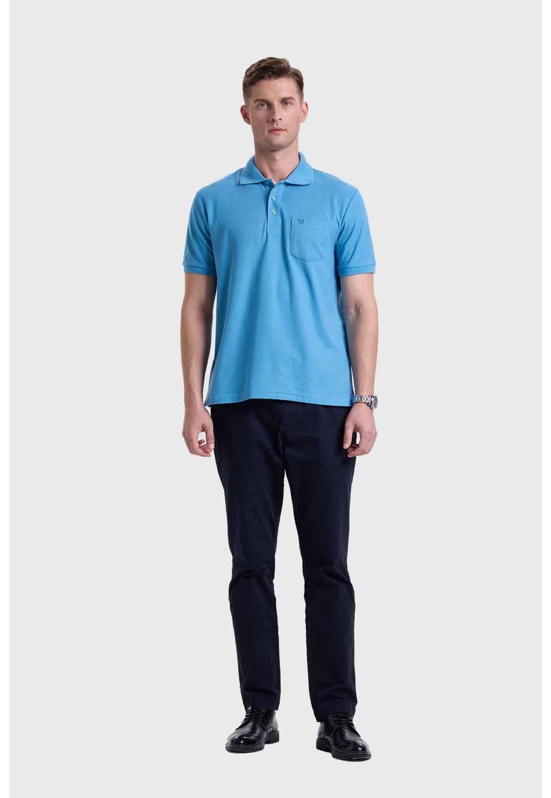 Polera Hombre Piqué Básica Calipso-3