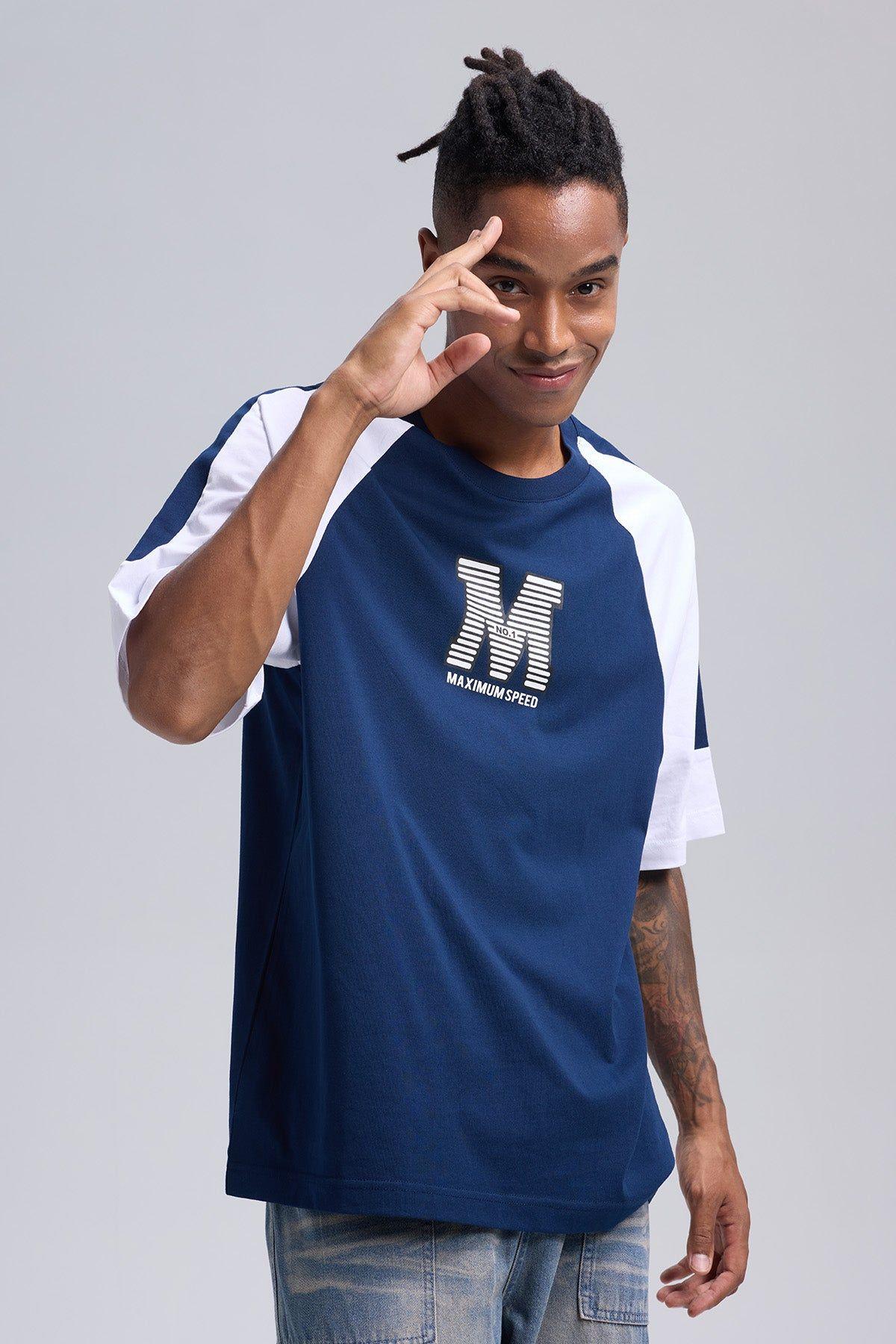 Polera Hombre Manga Contratono Azul Claro-0