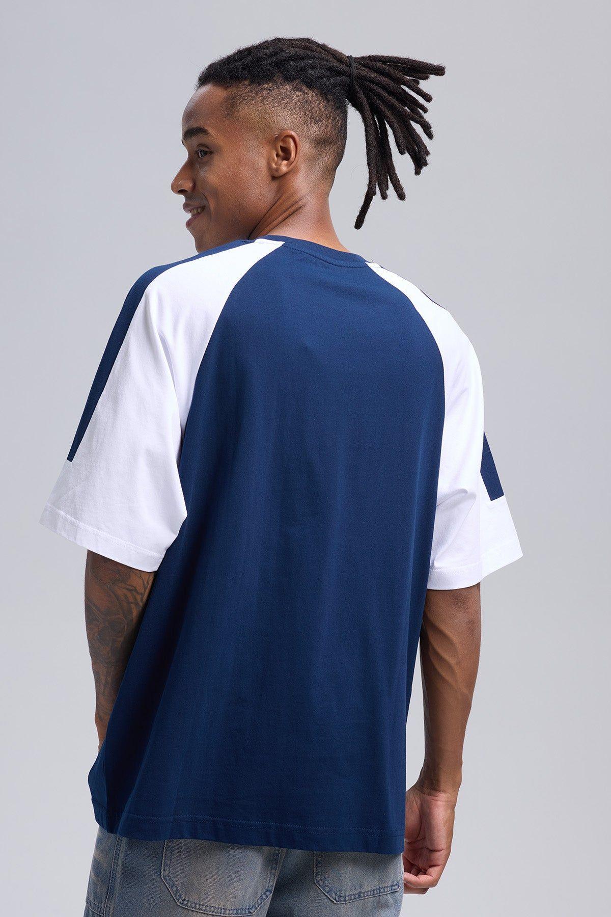 Polera Hombre Manga Contratono Azul Claro-2