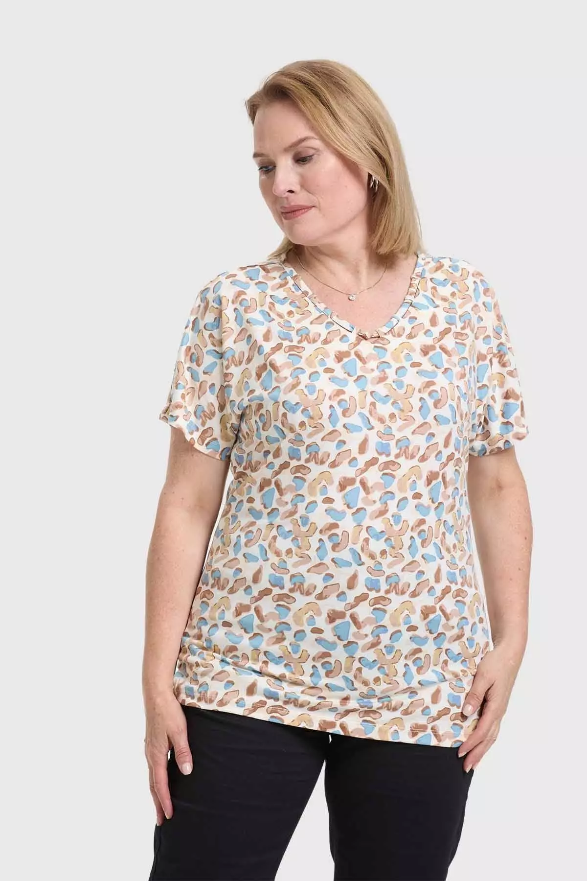 Polera Mujer Beige-0