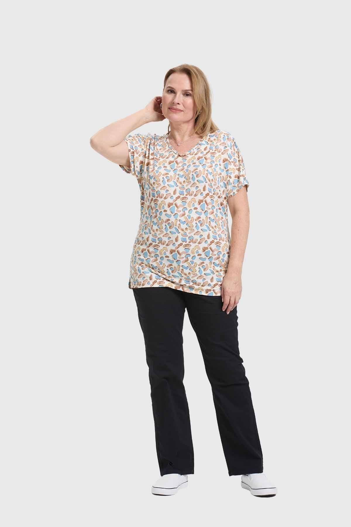Polera Mujer Beige-2
