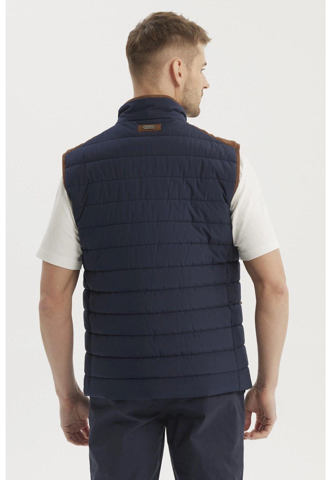 Parka Hombre Slim Azul-2