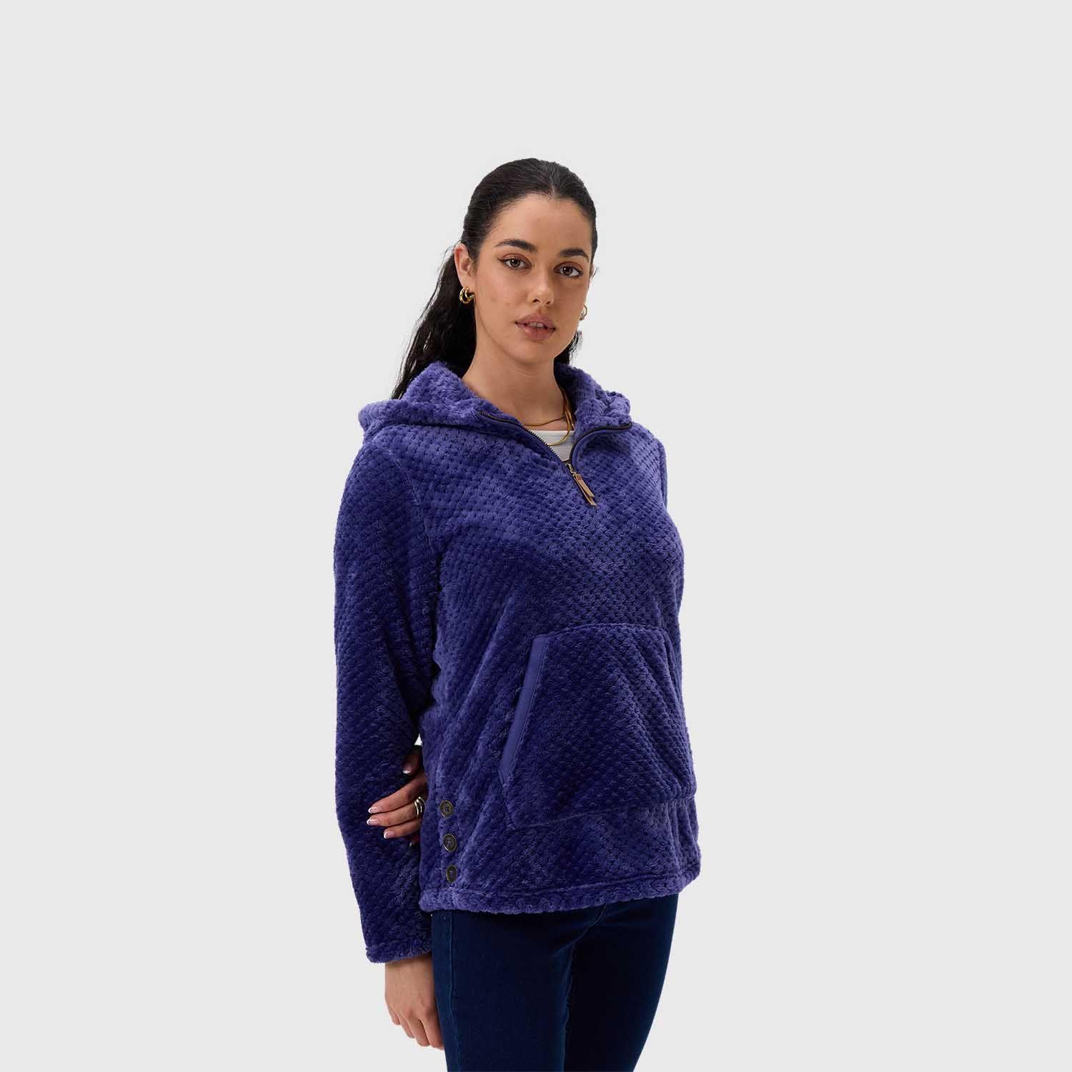 Polar Mujer Básico Morado Fashion's Park-1