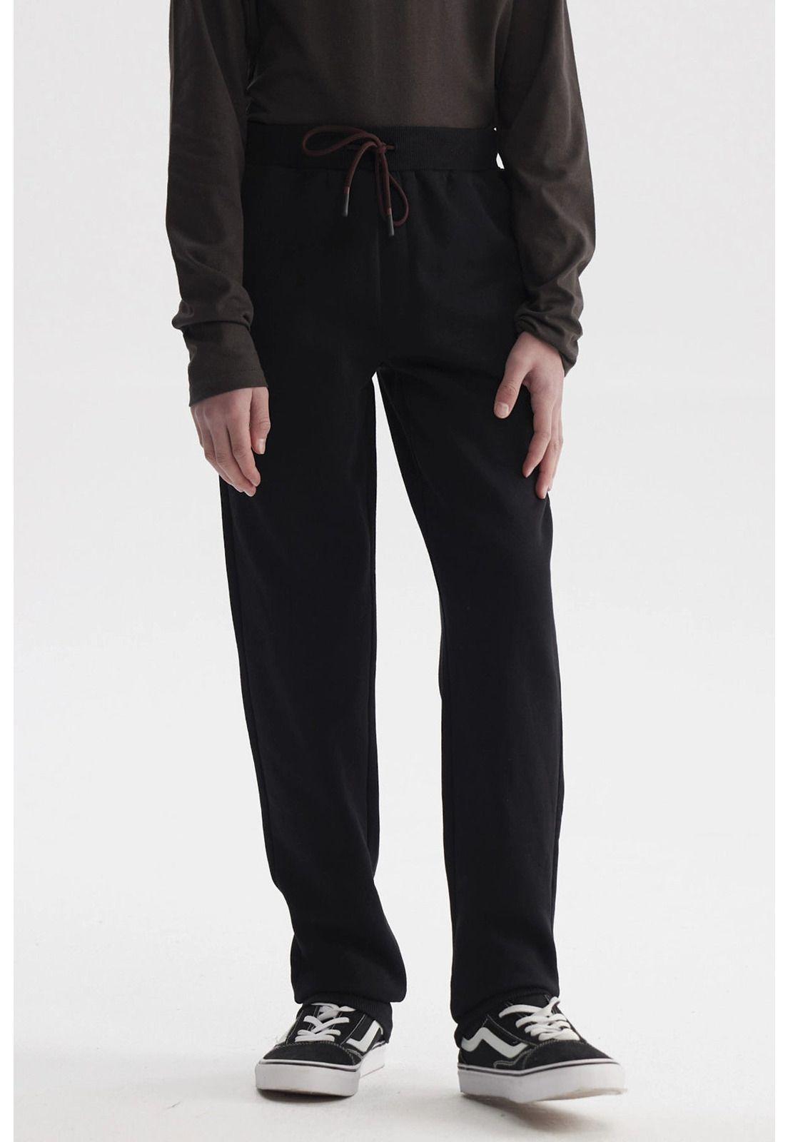 Pantalón Buzo Niño Bipack Teen Gris Melange-1