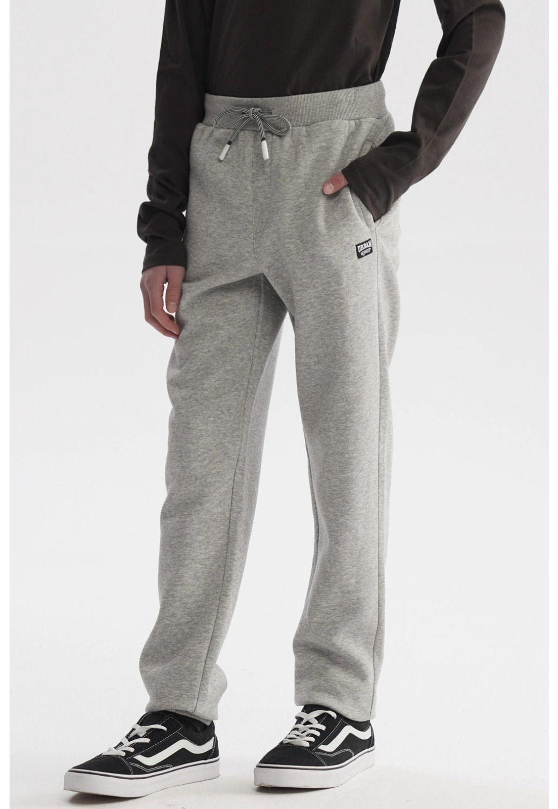 Pantalón Buzo Niño Bipack Teen Gris Melange-2