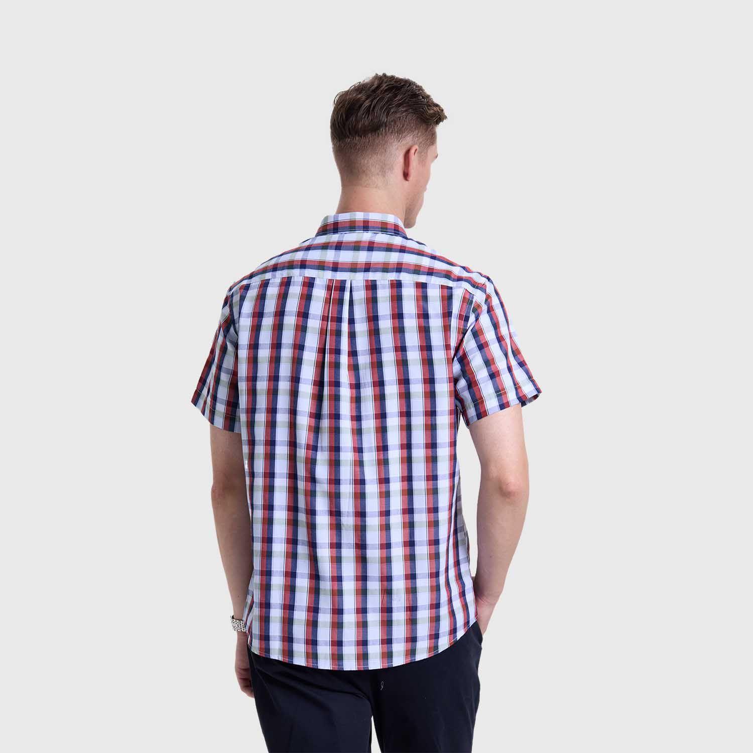 Camisa Hombre Rapport Rojo Fashions Park-2