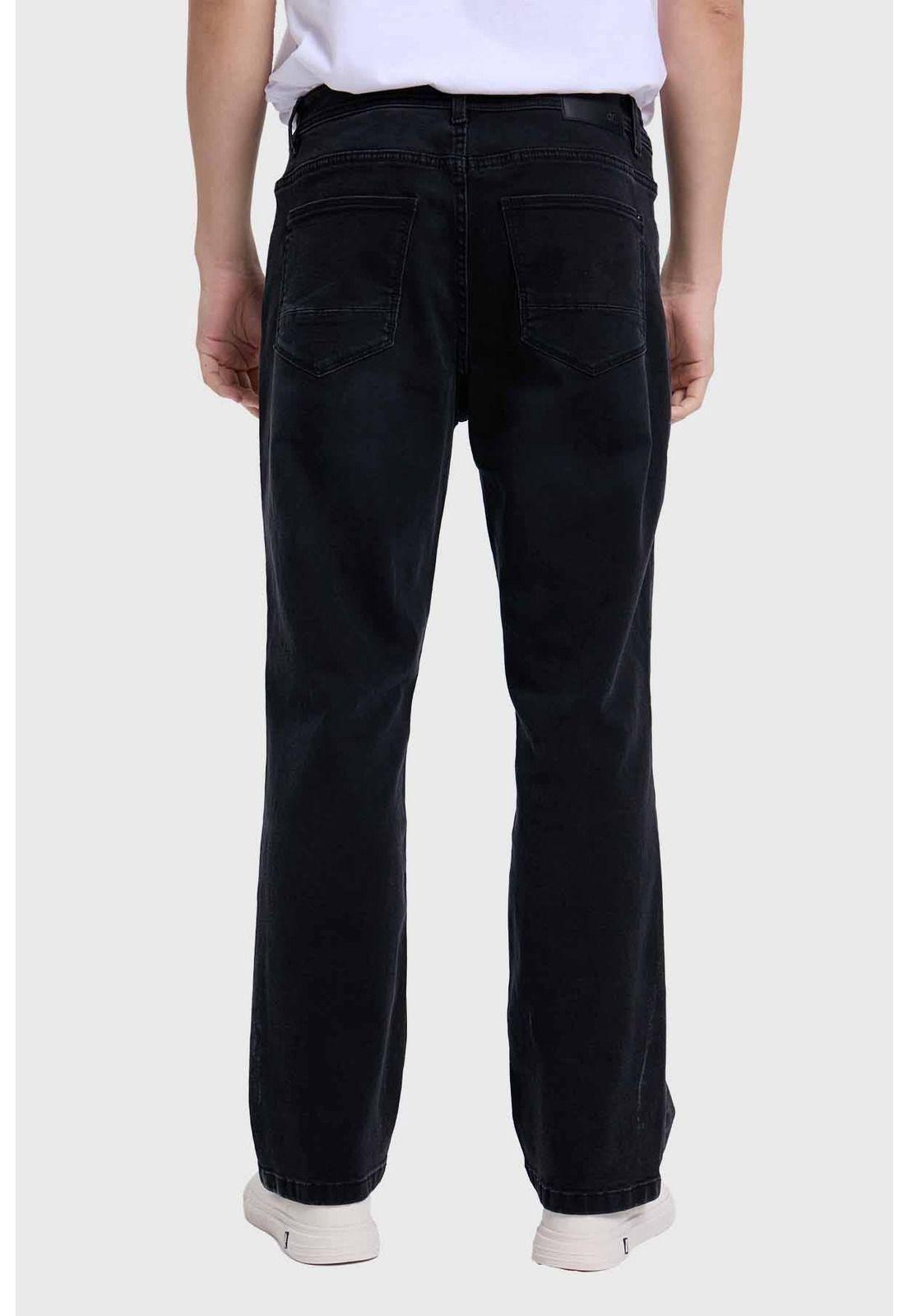 Jeans Hombre Straight Negro-2