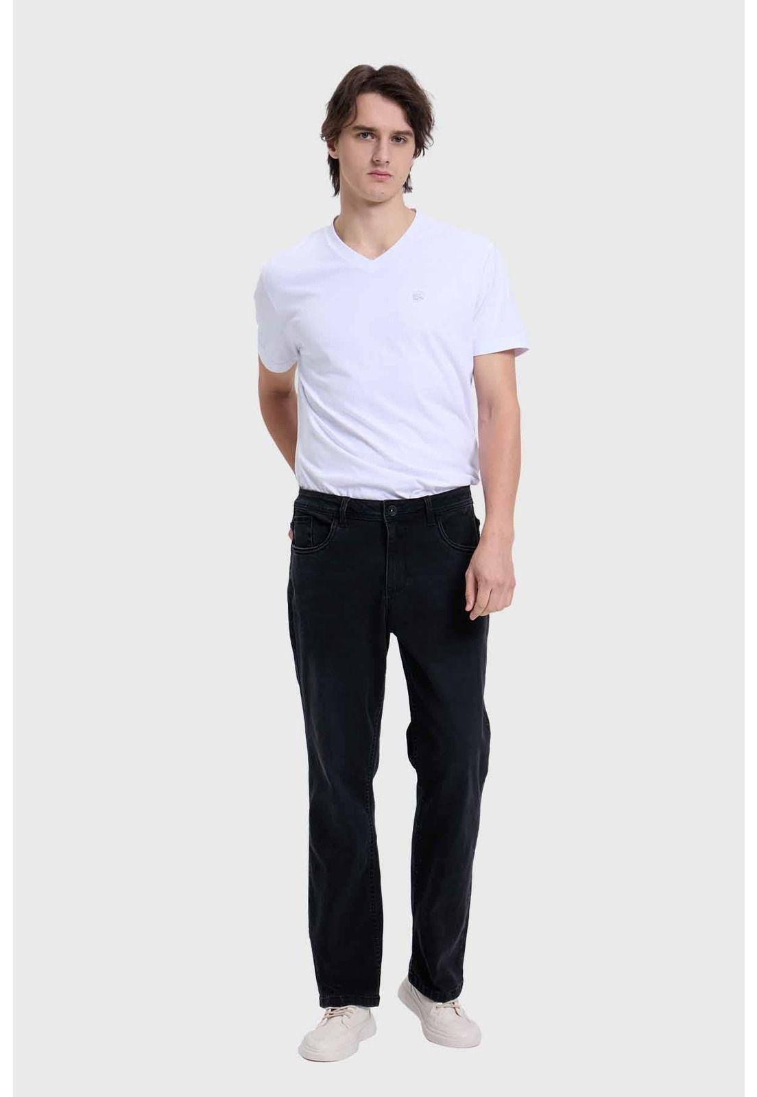 Jeans Hombre Straight Negro-3